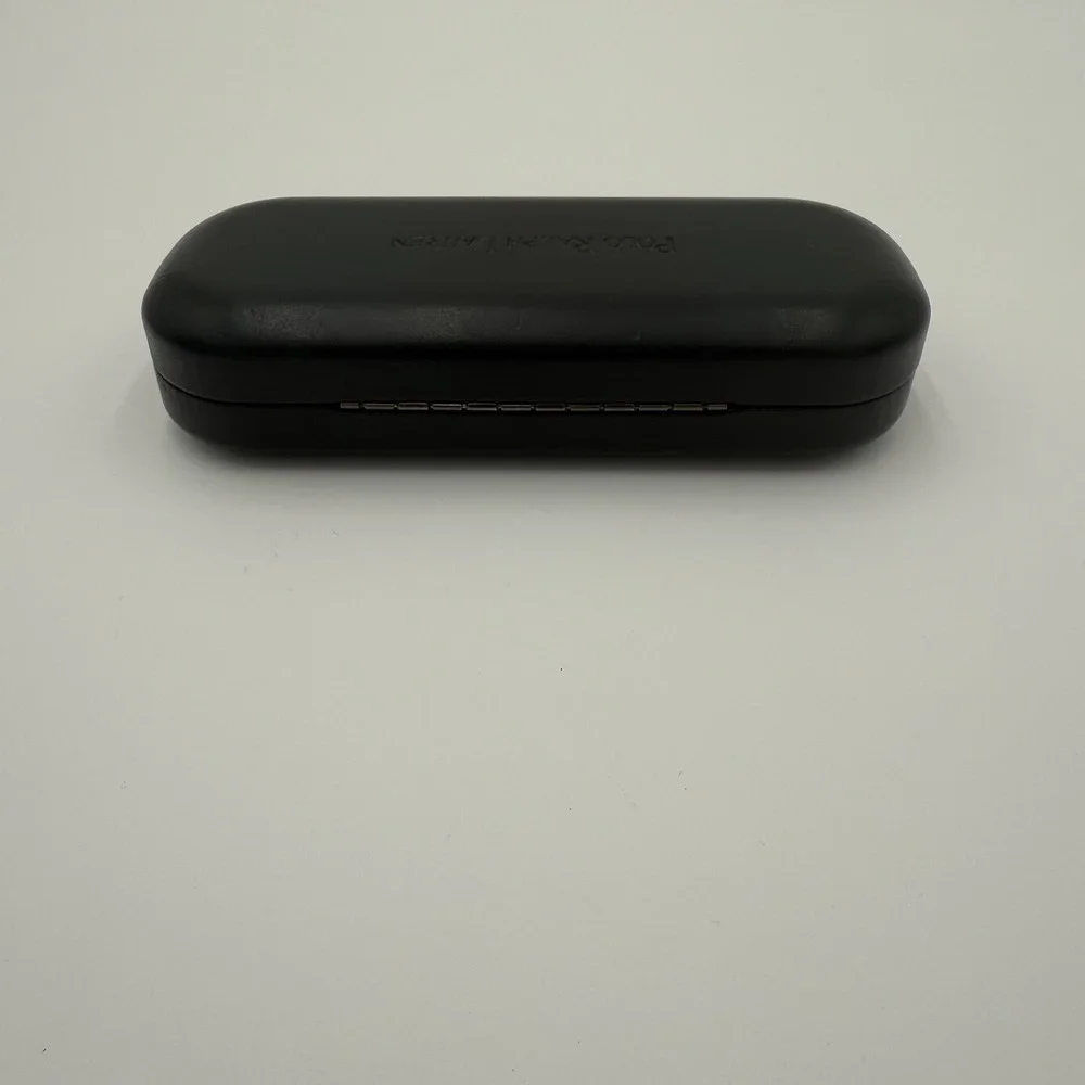 Polo Ralph Lauren Black Eyeglass / Sunglass Case Hard Clamshell Case Only